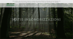 Desktop Screenshot of matisinsonorizzazioni.com